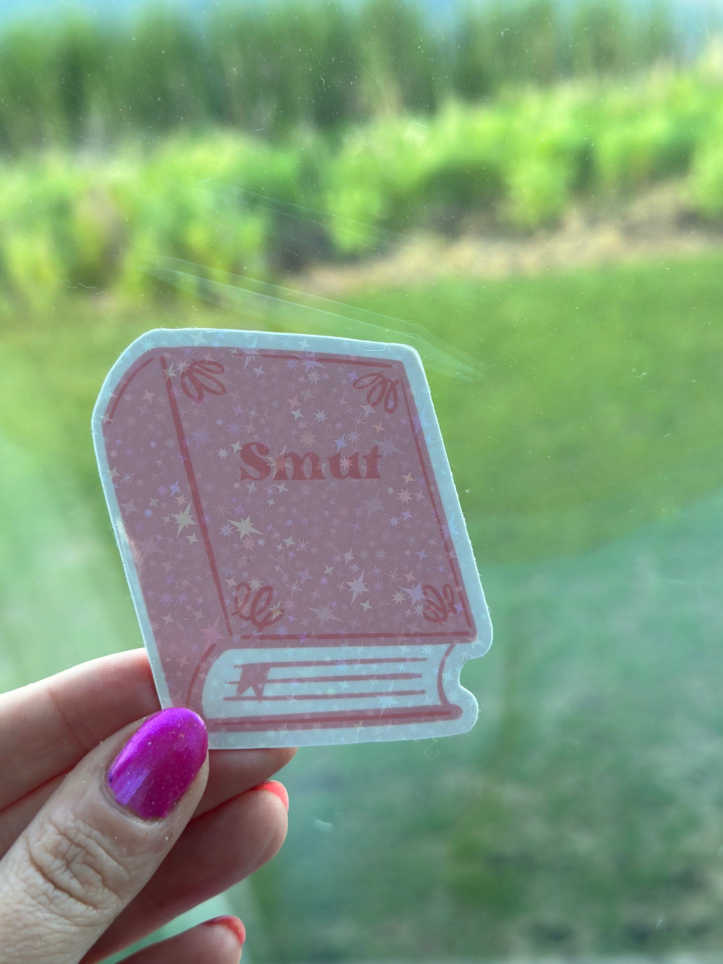 Smut - Holographic Sparkles - Die-Cut Sticker