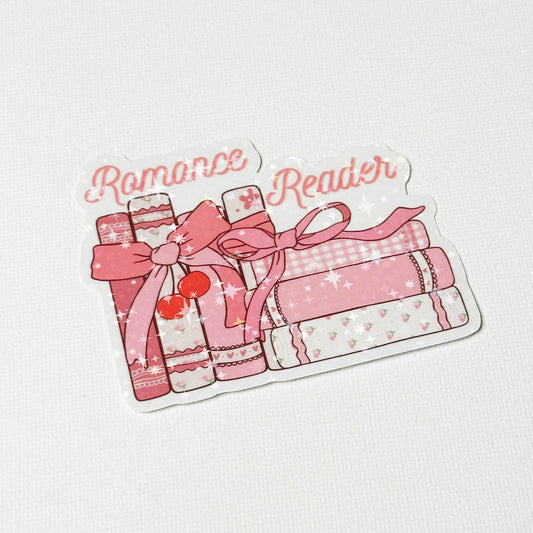 Romance Reader -  Holographic Sparkles - Die-Cut Sticker