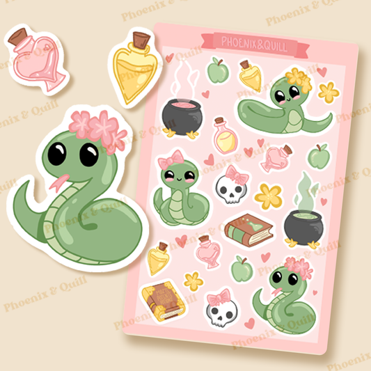 Snake Pals Sticker Sheet